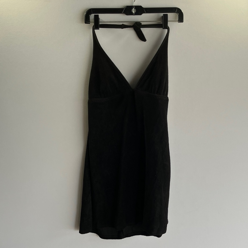 La Blanca Black Backless Dress